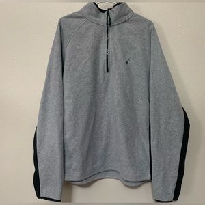 Nautica Quarter Zip Fleece Sweatshirt